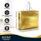 15 Pieces Gold Gift Bags Large Size – Reusable Gold Gift Bags With White Handles - Perfect As Christmas Gift Bags, Goodie Bags, Birthday Gift Bags, Party Favor Bags –13Wx5Dx11H